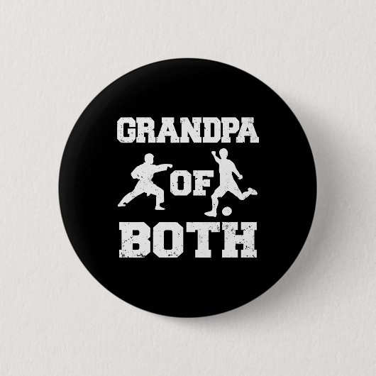 Großvater von Funny Soccer und Karate Opa Button (Vorderseite)
