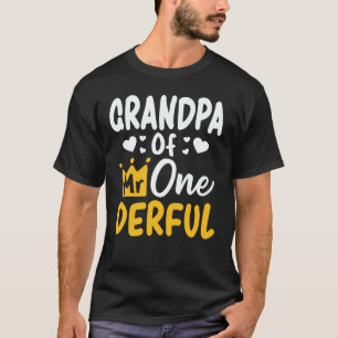 Großvater von Herrn Onederful 1. GeburtstagsMatch T-Shirt