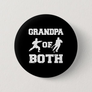 Großvater von Hockey und Karate Opa Button