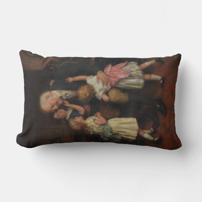 Großvater (von Joseph Clark) Lendenkissen (Vorderseite)