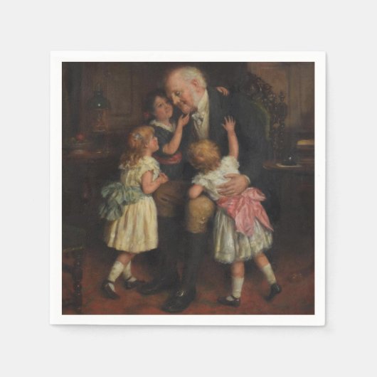 Großvater (von Joseph Clark) Serviette (Vorderseite)