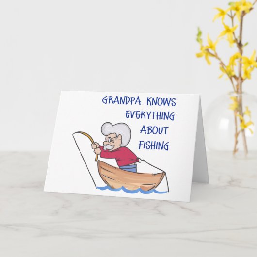 Großvater weiß karte (Gelbe Blume)