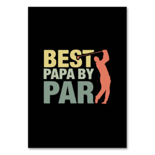 Großvater Zitate   Best Papa By Par Golf Tischnummer