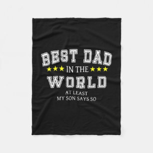Großvater Zitate Bester Vater der Welt Fleecedecke