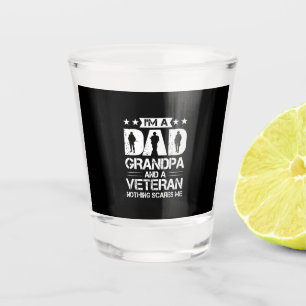 Großvater Zitate   Ich bin ein Vater und ein Veter Schnapsglas