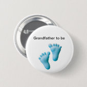 Großvater zum zu sein button (Vorne & Hinten)