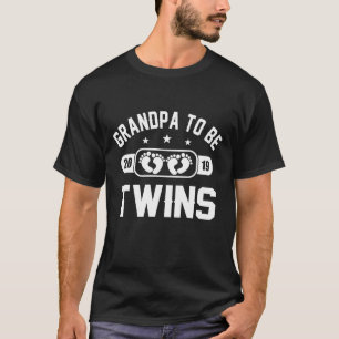 Großvater, zum Zwillinge 2019 zu sein - Großvate T-Shirt
