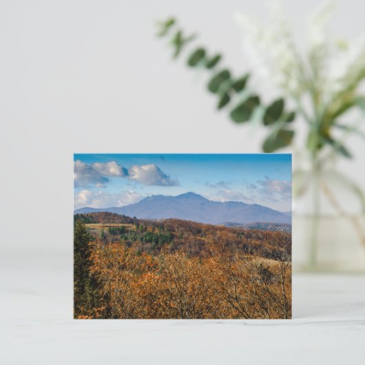 Großvaterberg im Herbst, North Carolina Postkarte (Stehend Vorderseite)