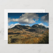 Großvaterberg im Herbst, North Carolina Postkarte (Vorne/Hinten)