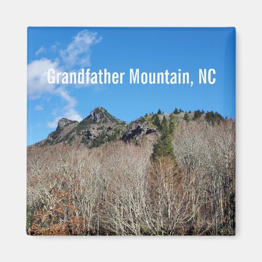 Großvaterberg, North Carolina Magnet (Vorne)