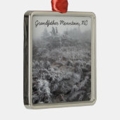 Großväterliche Gebirgsverzierung Silbernes Ornament (Rechts)