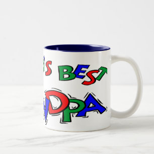 Großväterliche Vatertags-Geschenke Zweifarbige Tasse