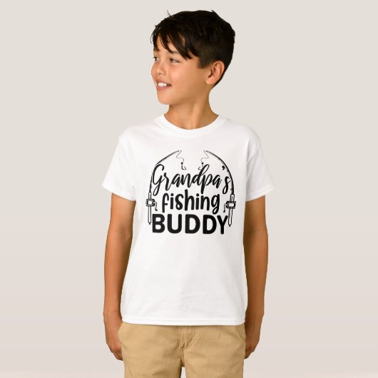 Großvaters Angelbuddy T-Shirt (Vorne ganz)