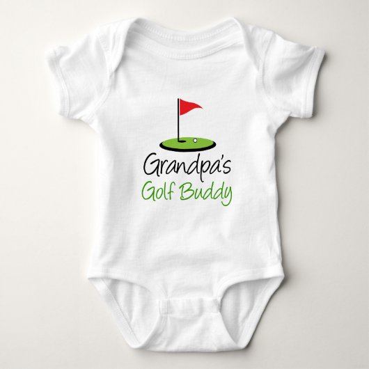 Großvaters Golf Buddy Baby Strampler (Vorderseite)