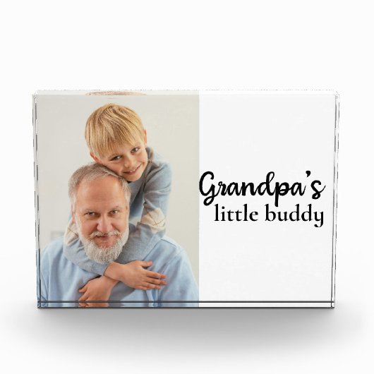Großvaters kleiner Buddy mit Foto (Vorderseite)