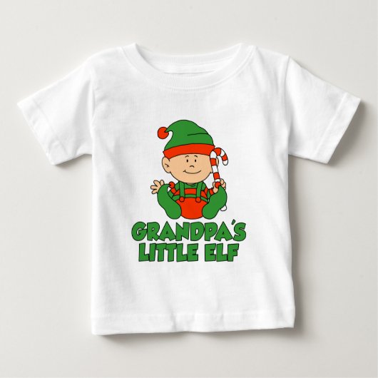 Großvaters kleiner Elf Baby T-shirt (Vorderseite)