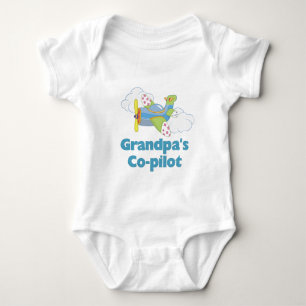 Großvaters Kopilot-Junge Baby Strampler