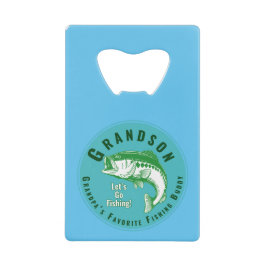 Großvaters Lieblings-Angelbuddy Geldbeutel Flaschenöffner