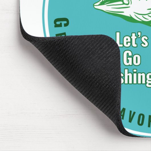 Großvaters Lieblings-Angelbuddy Mousepad (Ecke)