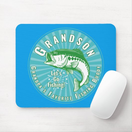 Großvaters Lieblings-Angelbuddy Mousepad (Mit Mouse)