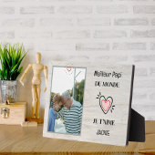 Großvaters personalisiertes Geschenk Großvater Fotoplatte