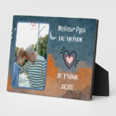 Großvaters personalisiertes Geschenk Großvater Fotoplatte (Seite)