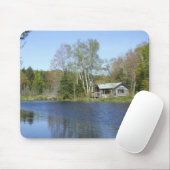 Großvaters rustikale Kabinensauna Mousepad (Mit Mouse)