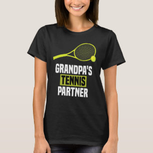 Großvaters Tennispartner Funny Tennis T-Shirt