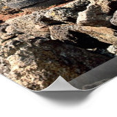 Großvaterstatuen schützen vor dem Bösen, Cheju-do Poster (Ecke)