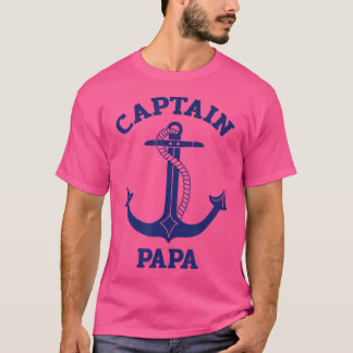 Großvatertag Schiffsanker Kapitän Papa T-Shirt