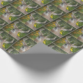 Großwild in Wäldern Geschenkpapier (Ecke)