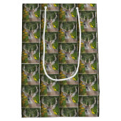 Großwild in Wäldern Mittlere Geschenktüte (Rückseite)