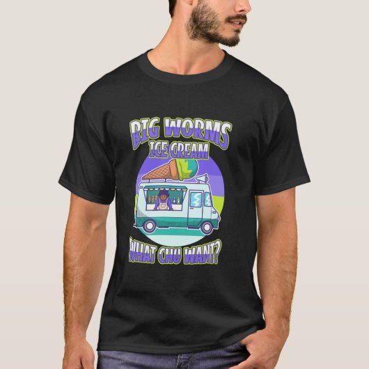 Großwürfeleis-LKW T-Shirt (Vorderseite)