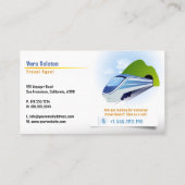 Großzug | Agent für Reisen Visitenkarte (Rückseite)