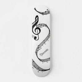 Großzügig G Clef Personal Skateboard