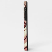 Großzügige Cat & Coffee-Niedliche Kawaii Kitty im Case-Mate iPhone Hülle (Hinten/Links)