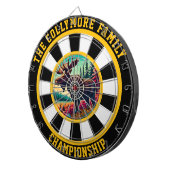 Großzügige Elch-Zielkunst Dartscheibe (Vorderseite rechts)