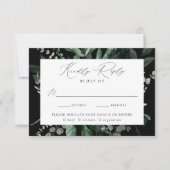 Grosszügige Hochzeitsfeier RSVP Karte (Vorderseite)