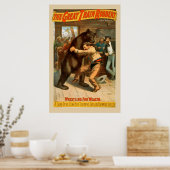 Großzügige Trails Robbery Vintage Poster (Küche)