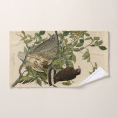 Großzügiger Hawk von Audubons Vögeln Amerikas Badhandtuch Set (Handtuch)