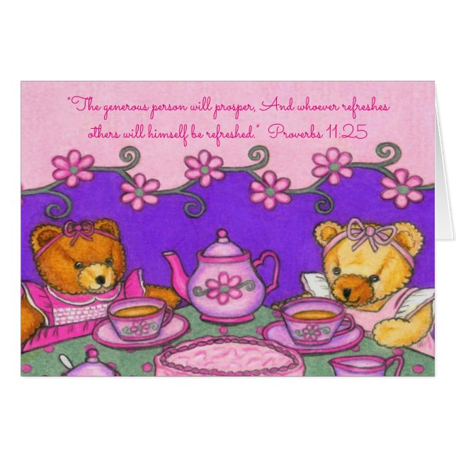 Großzügiges Prosper~Bears Party~Scriptures (Vorderseite (Horizontal))