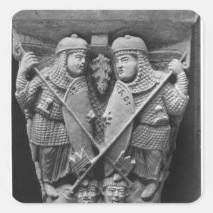 Großzügigkeit und Wohltätigkeit, die zwei Laste Quadratischer Aufkleber