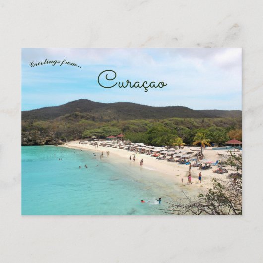 Grote Knip Beach Curacao Postkarte (Vorderseite)