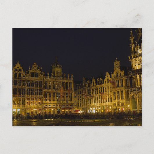 Grote Market, Brussel, Belgien Postkarte (Vorderseite)