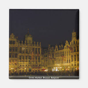Grote Markt, Brüssel, Belgien Magnet