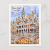Grote Markt Brussel - Parco della Golena Postkarte (Vorderseite)