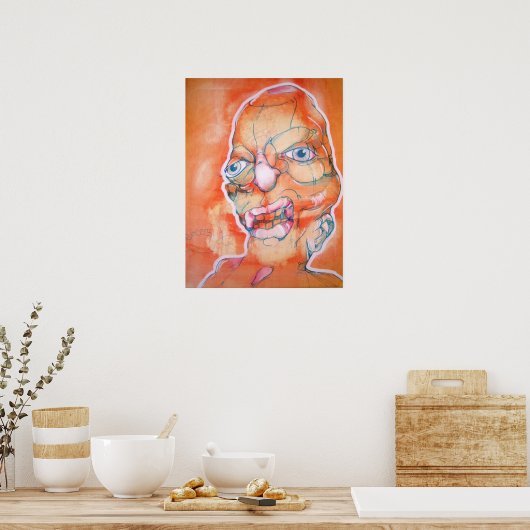 Grotesk 1 poster (Küche)