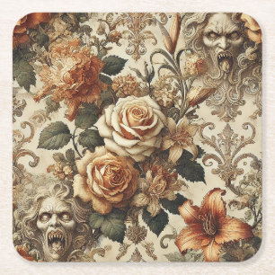 Groteske Eleganz – Gothic Victorian Rechteckiger Pappuntersetzer