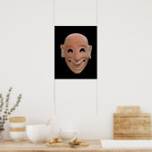 Groteske Maske aus Motya, 6. Jahrhundert v. Chr. ( Poster (Küche)
