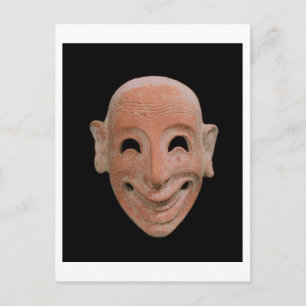 Groteske Maske aus Motya, 6. Jahrhundert v. Chr. ( Postkarte
